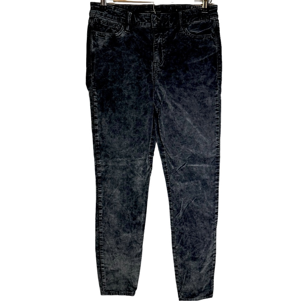 Lucky Brand Ava Super Skinny Velvet Jeans Goth Whimsigoth Grunge Indie Punk 6/28